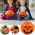 thumbnail image 5 of TOOPTY Plastic Pumpkin Candy Bucket, Halloween Trick or Treat Basket for Kids, 5 of 5