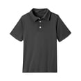 thumbnail image 5 of UACY Girls Short Sleeve Polo Shirts Button Lapel Collared Summer Tops Business Casual Basic Tees, 5 of 5