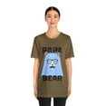 thumbnail image 4 of Papa Bear Father's day Amazing Funny Best Unisex Jersey Short Sleeve Tee, 4 of 12