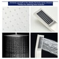 thumbnail image 4 of Cobbe Shower Set,12-inch Rainfall Shower Head with Handheld Sprayer,Shower system for Bathroom Rough-in Valve Body and Trim Included, Brushed Nickel, 4 of 10