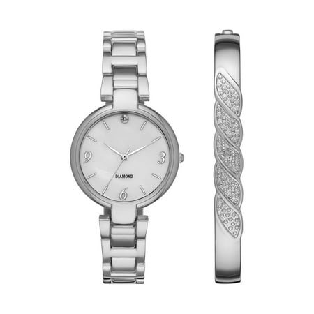 Time & Tru Ladies' Analog Bracelet Watch