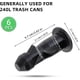 thumbnail image 2 of Wheelie Bin Lid Hinge Pins 67mm x 31mm 3 Pairs Durable Black Plastic Replacement for 240L Wheelie Trash Bins, 2 of 5