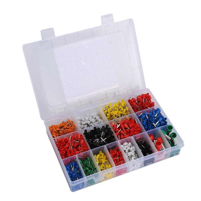 Electrical Wiring Connector,2120Pcs Electrical Wire Terminal Wire Terminals Insulated Electrical Terminal Exceptional Craftsmanship