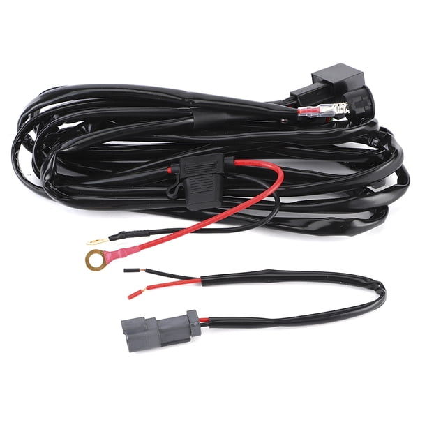 Arnés de cableado impermeable para coche de 12 V/40 A para barra de luces de trabajo LED con interruptor de encendido y apagado.