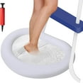 Inflatable Foot Spa Tub Home Foot Soaking Basin with Massaging for Foot