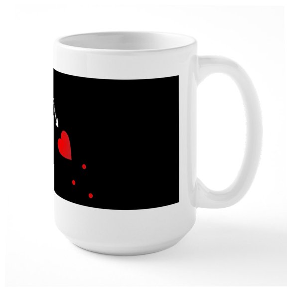 CafePress - Blackbeard Large Mug - 15 oz Ceramic Large White Novelty Mug
