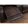 thumbnail image 3 of Ilyiano Two Tone Faux Leather 2-PC Livingroom Reclining Set In Brown, 3 of 4