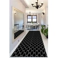 thumbnail image 3 of Bee Honeycomb Pattern Rug, Geometric Pattern Rug, Trendy Rugs, Modern Rugs, Office Decor Rug, Dining Room Rug, 3D Printeds Rug, Black Rug, 2.6'x5' - 80x150 cm, 3 of 5