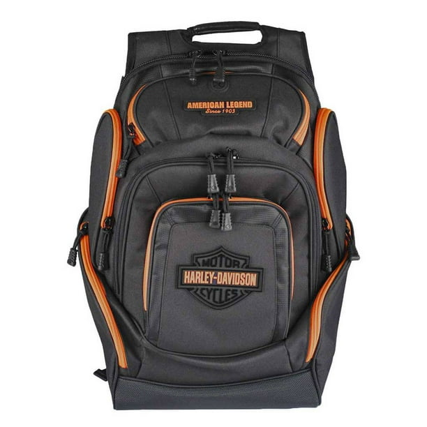 HarleyDavidson HarleyDavidson Neon Orange Bar & Shield Deluxe