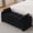 Black, variant on Upholstered Benches for Indoors — 51" End of Bed Storage Bench with Two Pillows, 350LB Capacity, Hidden Storage Ottoman for Bedroom Entryway, Beige