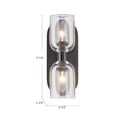 thumbnail image 6 of WV338902UBAR-Alora Lighting-Lucian - 2 Light Bath Vanity-11.5 Inches Tall and 3.63 Inches Wide-Urban Bronze Finish-Alabaster Glass Color, 6 of 7