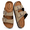Green, variant on Men Women Cork Footbed Sandals,Adjustable Strap Flat Leather Sandals for Daily Walking Beach Pool Shopping Travel