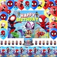 thumbnail image 1 of Globos Decorativos Azul y Rojo para Fiesta Alusivos a Spidey y Sus Amigos en Vinil y Látex, 1 of 6