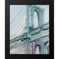 thumbnail image 2 of Harper, Ethan 20x24 Black Modern Framed Museum Art Print Titled - Watercolor Bridge Study I, 2 of 5