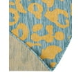 thumbnail image 7 of Unique Loom Outdoor Safari Collection Area Rug - Leopard (3' Round Blue Yellow/Blue), 7 of 7