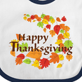 thumbnail image 4 of Inktastic Happy Thanksgiving Boys or Girls Baby Bib, 4 of 4
