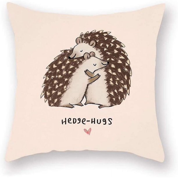 Funda Cute Animal Hug Home R Sweet Au P Funda Suave Cuadrada 45x45cm