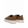 thumbnail image 4 of Santoni Brown Calf Leather Slip-On Sneakers Brown (Men's), 4 of 5