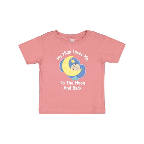 Inktastic My Mimi Loves Me to the Moon and Back Boys or Girls Baby T-Shirt