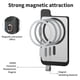 thumbnail image 4 of B5 For iPhone 16 Plus Case 2-in-1 Magnetic Detachable Card Holder Leather+TPU Phone Cover - Black, 4 of 5