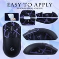 thumbnail image 5 of Gaming Mouse Grip Tape fit for Logitech G Pro X Superlight, 4pcs Mouse Anti-Slip Stickers Gaming Mouse Skin Pre-Cut, Sweat Resistant, Easy to Apply, Self-Adhesive Design, Professional Mice Upgrade Kit, 5 of 7