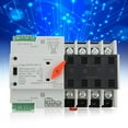 thumbnail image 3 of Interrupteur de Conversion Automatique W2R-100 Double Alimentation Interrupteur de Transfert Automatique 4P 100A Interrupteur de Transfert de Puissance, 3 of 8