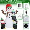 thumbnail image 6 of TeqHome 5.9ft Christmas Inflatables Outdoor Decorations Christmas Snowman Decorations for Garden Yard Lawn Xmas Decor, 6 of 7