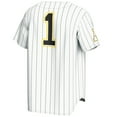 thumbnail image 3 of Men's GameDay Greats #1 White Appalachian State Mountaineers Lightweight Baseball Jersey, 3 of 4