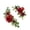 Style H, variant on GUOOL 2 Pieces Wedding Arch Flowers Welcome Sign Decorations Rustic Greenery Leaves Artificial Flowers Corner Flowers for Reception G