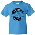 thumbnail image 3 of Inktastic Happy Father's Day Parent-Child Fist Bump Youth T-Shirt, 3 of 5