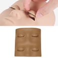 thumbnail image 2 of Maniquí de pestañas de silicona, párpados, ejercicios portátiles, práctica de maquillaje, extensión de pestañas postizas para entrenamiento, práctica B SM SunniMix cabeza de maniquí de pestañas, 2 of 7