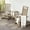 Brown, variant on Patio Slat Rocking Chair Set of 2, HDPE Plastic Weather Resistant Porch Rocker,White
