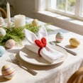 thumbnail image 6 of Elegant Easter Napkin Rings with Bunny Decorations - Perfect for Hotel Table Settings, Family Gatherings, and Festive Dinners - Durable and Stylish Napkin Clips for Holiday Decor and Entertaining, 6 of 6