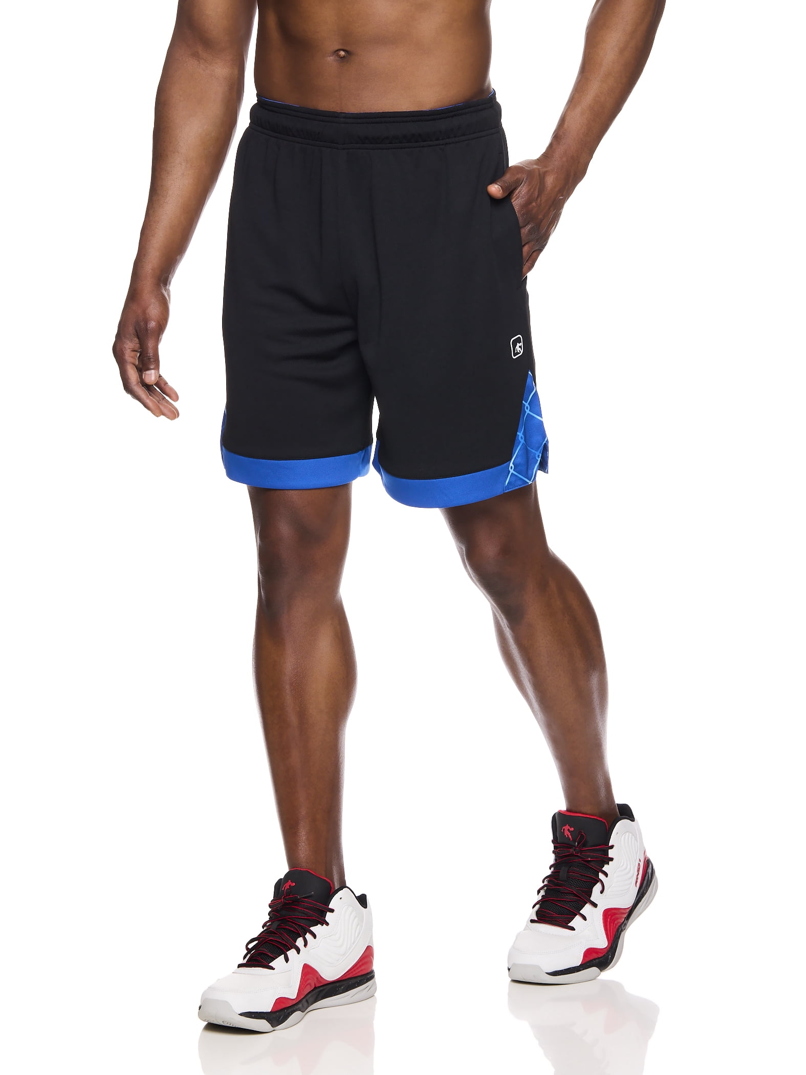 AND1 Mens and Big Men's Offense 8" Shorts, up to Size S-5XL