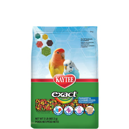 Kaytee Exact Rainbow Parakeet and Lovebird Food,