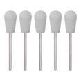thumbnail image 1 of Unique Bargains 5 Paquets de Roues de Polissage en Caoutchouc Silicone 150 Grains 10mm Dia Tête de Broyage Montée, Forme Ronde, 1 of 6