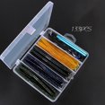 thumbnail image 3 of Kit de señuelos de pesca de gusano loco, cebos de silicona suave con caja de aparejos Afortunado Sencillez, 3 of 5
