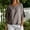 A179 Khaki, variant on Womens Gingham Plaid Blouse Ruffle Hem 3/4 Flounce Sleeve Boat Neck Loose Fit Tunic Casual Summer Fashion Flowy Peplum Style Checkered Pattern Shirts Tops