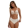 thumbnail image 4 of Unique Bargains Women's High Waist Tummy Control Briefs Underwear XL White, 4 of 6