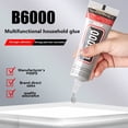thumbnail image 2 of 3 Count 110ml B6000 Clear Multi-Purpose Adhesive Craft Glue, Precision Tip Design for Rhinestones Inlay, Jewelry Making, Phone Repair, Fabric, Wood and DIY Art Projects, 2 of 7
