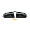 thumbnail image 1 of Carbon Fiber Pattern Rearview Mirror Cover Cap for Tesla Model 3 (2017-2020) - Black ABS Replacement Side Mirror Housing Shell, Part GZ.FK047GL/R (TW) - 27x20x15cm Package, 527g Weight, 1 of 7
