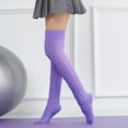 thumbnail image 4 of Yuanlong Womens Socks Winter Cable Knit Over The Knee Socks Stretchy Thigh High Warm Hosiery Soft Elegant Casual Dressy Socks, 4 of 6