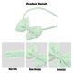 thumbnail image 4 of Diadema con Lazo Unique Bargains de Poliéster Verde Claro 59x44 pulgadas, 4 of 7
