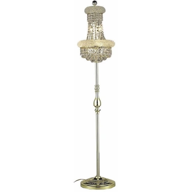 Elegant Lighting Primo 58" 6 Light Spectra Crystal Floor Lamp