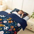 thumbnail image 3 of Feelyou Kids Football Twin Comforter Sets, Rugby Sport Bedding Set, 2pcs, 3 of 7