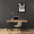 thumbnail image 4 of Vess, June Erica 19x24 Black Modern Framed Museum Art Print Titled - Blush Blackboard II, 4 of 5