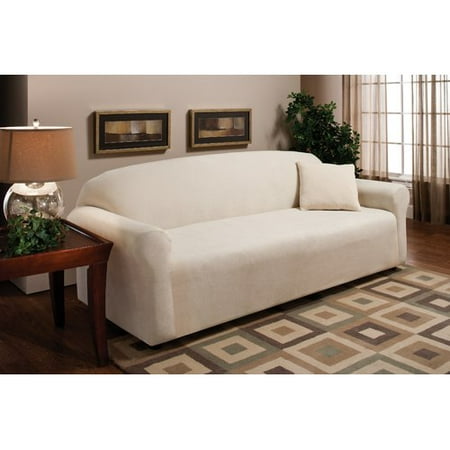 Madison Home Stretch Microfleece Box Cushion Sofa Slipcover
