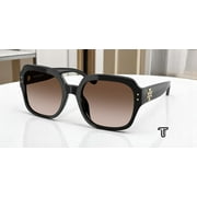 Tory Burch TY 7143U Plastic Womens Square Sunglasses Black 56mm Adult