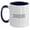 White/Navy, variant on Chef's Inspirational Two Tone Coffee Mugs - Gifts from Friends for Graduation, Funny Quote 'If At First You Don't Succeed, Try Doing What Your Chef Told You To Do The First Time.'
