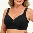 thumbnail image 2 of Plus Size Bras for Women Baeitkot Plus-Size Thin Soft and Comfortable -Sagging Wireless Side Breast Collection Full Cup Bra For Middle-Aged Moms, 2 of 9